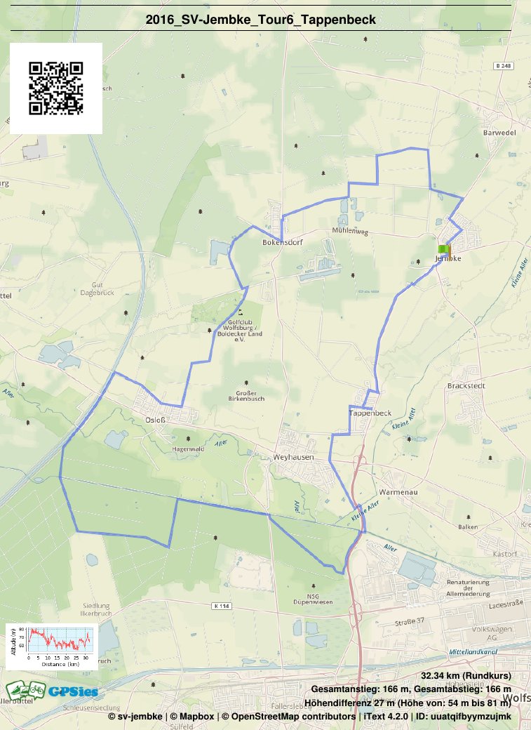SV Jembke – Radtour quer um das Boldecker Land